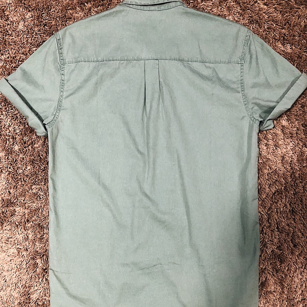 Pastel Green Button Down